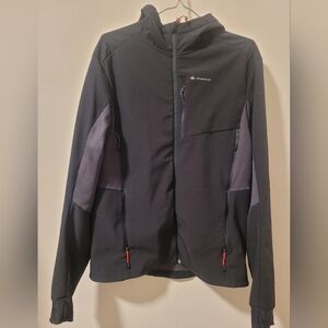 Quechua Black and Gray Performance Jacket
